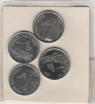 SERIE DE 1 CENTAVO FAO DE 1975,1976,1977 E 1978 FC
