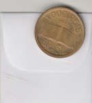 1000 REIS DE 1935 SOB/FLOR DE CUNHO