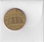 1000 REIS DE 1936 , DATA MUITO ESCASSA