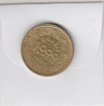 1000 REIS DE 1939 FLOR DE CUNHO