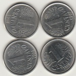 SERIE DE 1 CENTAVO COMPLETA DA 1ª FAMILIA DO REAL