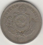 REVERSO INVERTIDO, 200 REIS DE 1888