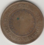 REVERSO INVERTIDO , 200 REIS DE 1895