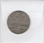 50 CENTAVOS EM DISCO DE 20 COM BONE DE 1970