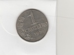 1 cruzeiro em disco de 50 centavos de 1974