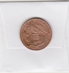 REVERSO HORIZONTAL, 5 CENTAVOS DE 2005