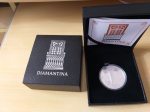 5 REAIS DE PRATA, COMEMORATIVA A DIAMANTINA