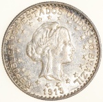 Moeda do Brasil: 1000 Réis 1913 A - Estrelas Soltas - Flor de Cunho - Prata 