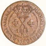 Moeda do Brasil: X Réis 1819 Rio  - Cobre