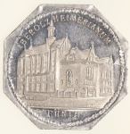 Moedas da Alemanha: Moeda de 20 Pfennige usadas nos Trams e Bondes da época de alta inflacao de 1917 a 1923 (Notgeld) - BEROLZ HELMERIANUM FURTH  - Alumínio