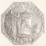 Moedas da Alemanha: Moeda de 20 Pfennige usadas nos Trams e Bondes da época de alta inflacao de 1917 a 1923 (Notgeld) - FRAUENTOR  - Alumínio