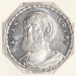 Moedas da Alemanha: Moeda de 20 Pfennige usadas nos Trams e Bondes da época de alta inflacao de 1917 a 1923 (Notgeld) - ADAM KRAFT  - Alumínio