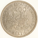 Moeda do Brasil: 400 Réis 1901 - Soberba / Flor de Cunho 