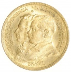 Moeda do Brasil: 500 Réis 1922 - Flor de Cunho 