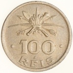 Moeda do Brasil: 100 Réis 1932 - Série Vicentina - Soberba / Flor de Cunho 