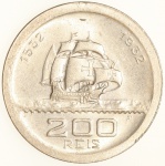 Moeda do Brasil: 200 Réis 1932 - Série Vicentina -  Flor de Cunho 