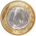 Moeda do Brasil: 1 Real 2009 - Flor de Cunho
