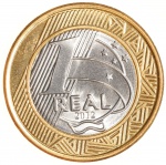 Moeda do Brasil: 1 Real 2012 - Flor de Cunho