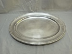 Linda e grande travessa oval rasa em prata 90 Wolff. Medindo 48cm x 36cm.