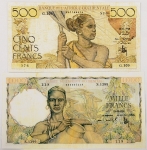 Numismática, INTERNACIONAL. Duas Réplicas de Cédulas Raras com Etiqueta de Classificação