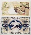 Numismática, INTERNACIONAL. Duas Réplicas de Cédulas Raras com Etiqueta de Classificação