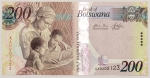 Numismática, BOTSWANA. Uma Cédula P-34 200 Pula 2009 Flor de Estampa