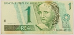 Numismática, BRASIL. Uma Cédula 1 Real