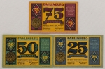 Numismática, NOTGELD. Três Cédulas Dahlenberg
