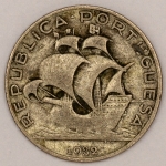 Numismática, PORTUGAL. Uma Moeda 2,50 Escudos 1932