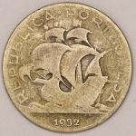 Numismática, PORTUGAL. Uma Moeda 5 Escudos 1932