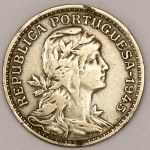 Numismática, PORTUGAL. Uma Moeda 50 Centavos 1945