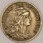 Numismática, PORTUGAL. Uma Moeda 50 Centavos 1946