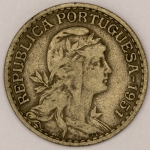 Numismática, PORTUGAL. Uma Moeda 1 Escudo 1951
