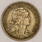 Numismática, PORTUGAL. Uma Moeda 50 Centavos 1964