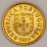 Numismática, PORTUGAL. Uma Moeda 1 Escudo 1985