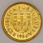 Numismática, PORTUGAL. Uma Moeda 1 Escudo 1984