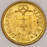 Numismática, PORTUGAL. Uma Moeda 10 Escudos 1987