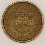 Numismática, PORTUGAL. Uma Moeda 1 Escudo 1983