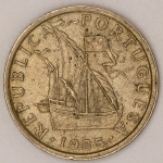 Numismática, PORTUGAL. Uma Moeda 5 Escudos 1985