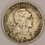 Numismática, PORTUGAL. Uma Moeda 1 Escudo 1946