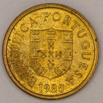Numismática, PORTUGAL. Uma Moeda 1 Escudo 1985