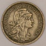 Numismática, PORTUGAL. Uma Moeda 50 Centavos 1966