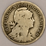 Numismática, PORTUGAL. Uma Moeda 50 Centavos 1928