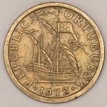 Numismática, PORTUGAL. Uma Moeda 2,50 Escudos 1972