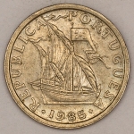 Numismática, PORTUGAL. Uma Moeda 2,50 Escudos 1985