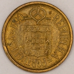 Numismática, PORTUGAL. Uma Moeda 5 Escudos 1990