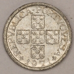 Numismática, PORTUGAL. Uma Moeda 10 Centavos 1971