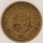 Numismática, PORTUGAL. Uma Moeda 1 Escudo 1981