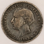 Numismática, PORTUGAL. Uma Moeda X Réis 1862