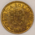 Numismática, PORTUGAL. Uma Moeda 1 Escudo 1982